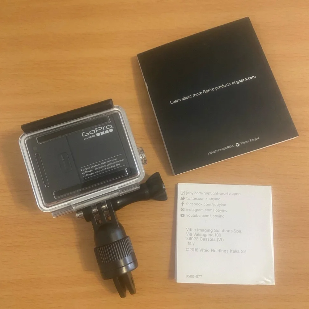 GoPro HERO3 with waterproof case